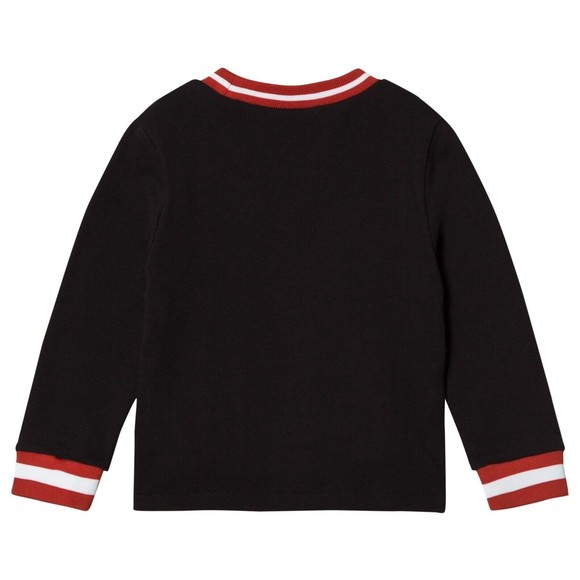 STELLA MCCARTNEY KIDS BLACK STELLA MESH SWEATSHIRT 10 yr - Picture 3 of 11